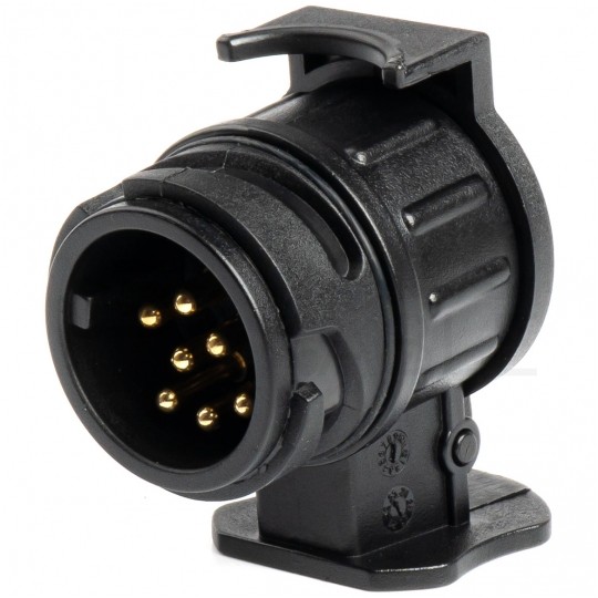 Adapter przyczepowy 12V Przejściówka 13-pin (wtyk) / 7-pin (gniazdo)