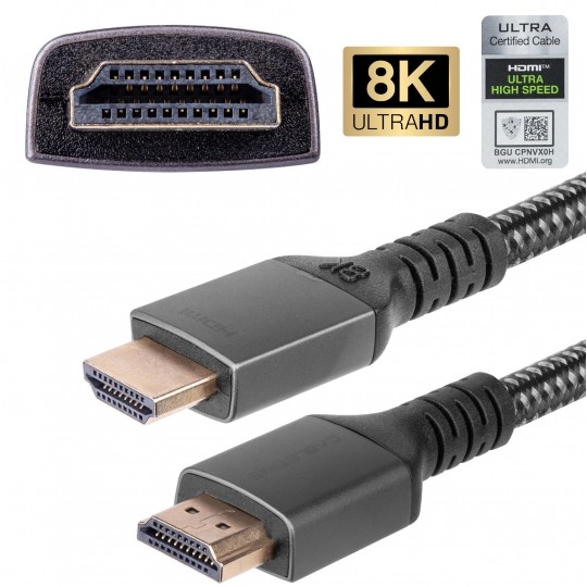 AUDA CableTime Kabel HDMI 2.1 8K Ultra High Speed CERTYFIKOWANY 8K@60 4K@120 5m