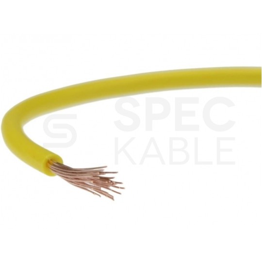 Kabel instalacyjny LgY / H07V-K 0,35mm2 jednożyłowy żółty 300/500V giętki linka Texsim