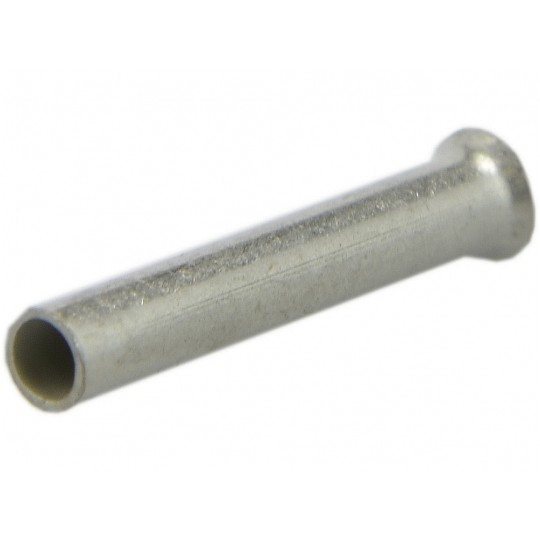 Końcówka tulejkowa nieizolowana typ H / TA DIN 1,0mm2 / 10mm miedziana cynowana galwanicznie ERKO 100szt.