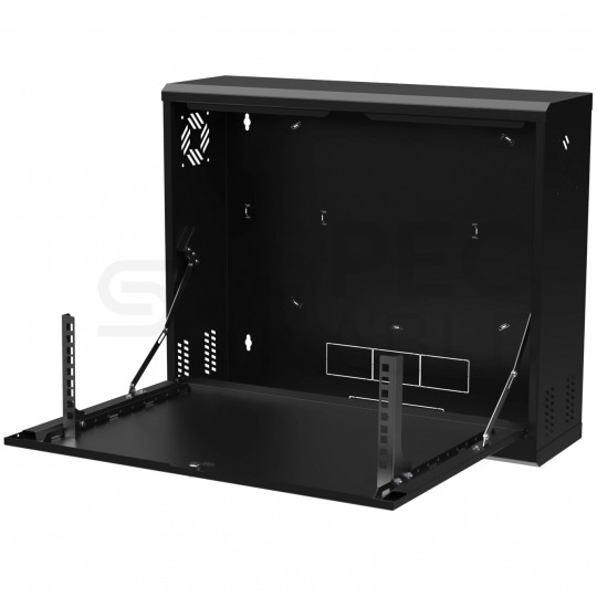 Obudowa RACK 19" 3U 180mm pionowa czarna