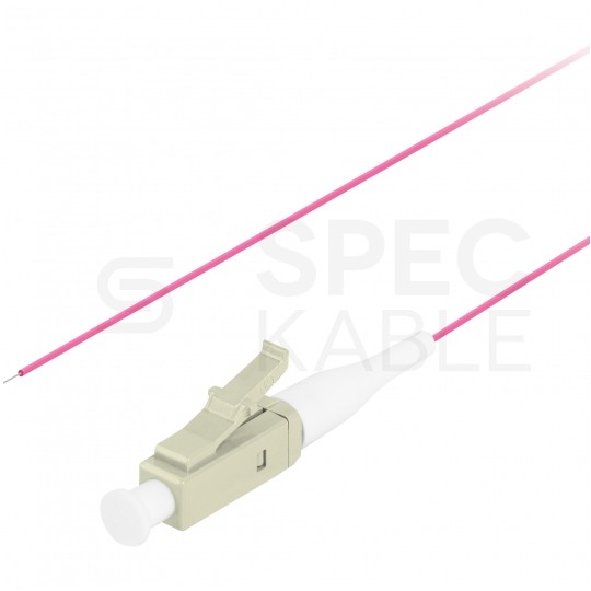 Pigtail światłowodowy FO MM SC/UPC 50/125 OM4 Easy Strip magenta 2m LANBERG