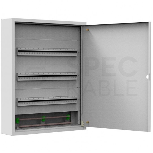 Rozdzielnica natynkowa metalowa 3x24 modułów IP30 (400V AC) 686x544x130mm drzwi pełne KOLE SYSTEMS