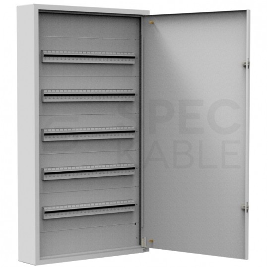 Rozdzielnica natynkowa metalowa 5x24 modułów IP30 (400V AC) 986x544x130mm drzwi pełne KOLE SYSTEMS