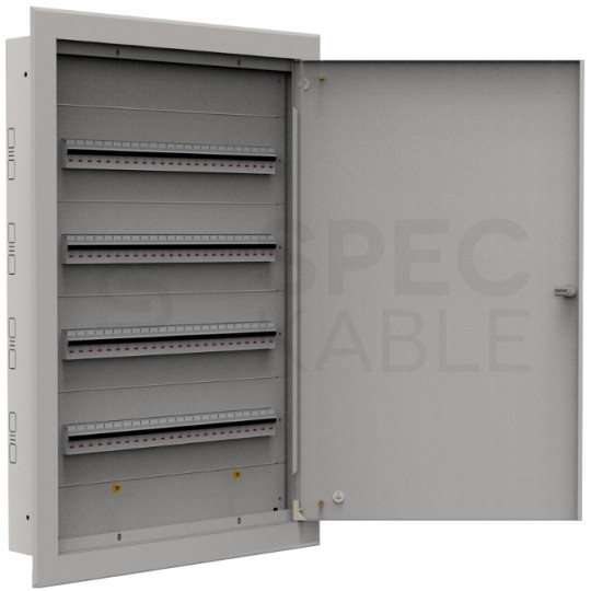 Rozdzielnica podtynkowa metalowa 4x24 modułów IP30 (400V AC) 815x523x130mm drzwi pełne KOLE SYSTEMS