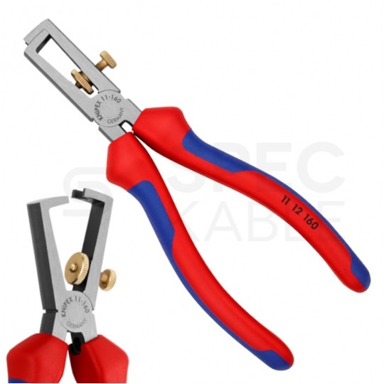 Szczypce do ściągania izolacji 160mm KNIPEX 11 12 160