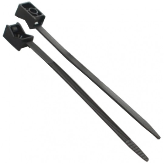 Uchwyt paskowy UP-35 czarny UV opaska fi:10-35mm do kabli i rur instalacyjnych RLm 100szt.