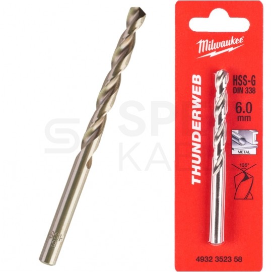 Wiertło do metalu HSS-G 6x93mm Thunderweb MILWAUKEE