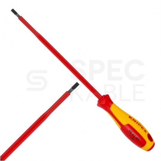 Wkrętak izolowany płaski 4,5x287mm VDE 1kV dla elektryka KNIPEX 98 21 45