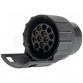 Adapter przyczepowy 12V Przejściówka 7-pin (wtyk) / 13-pin (gniazdo)