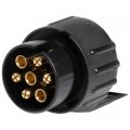 Adapter przyczepowy 12V Przejściówka 7-pin (wtyk) / 13-pin (gniazdo)