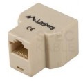 Adapter RJ45 kat.5e nieekranowany UTP 1 gniazdo / 2 gniazda do urządzeń pod RJ45 LANBERG