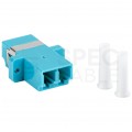 Adapter światłowodowy FO MM duplex LC/UPC-LC/UPC aqua OM3 LANBERG