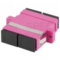 Adapter światłowodowy FO MM magenta SC/UPC-SC/UPC purple OM4 LANBERG