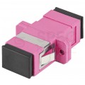 Adapter światłowodowy FO MM simplex SC/UPC-SC/UPC magenta OM4 LANBERG