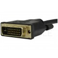 AUDA Optimum Kabel DVI-D Single Link / HDMI 1.4 FHD@60 (wtyk / wtyk) 3m