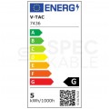 Girlanda ogrodowa zewnętrzna ozdobny łańcuch o długości 5m / 10 x żarówek LED 0,5W 230V 300lm 3000K IP44 barwa WW biała ciepła V-TAC VT-70510