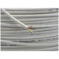 Kabel alarmowy SCYY 4x0,22mm2 biały 150V domofonowy linka Technokabel