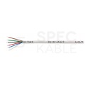 Kabel alarmowy YTDY 6x0,5mm biały 100V domofonowy drut Bitner