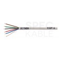 Kabel alarmowy YTDY 6x0,5mm biały 100V domofonowy drut Eco Bitner