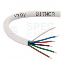 Kabel alarmowy YTDY 6x0,5mm biały 100V domofonowy drut Eco Bitner