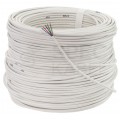 Kabel alarmowy YTDY 6x0,5mm biały 100V domofonowy drut Eco Bitner