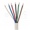 Kabel alarmowy YTDY 6x0,5mm biały 100V domofonowy drut Eco Bitner