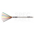 Kabel alarmowy YTDY 8x0,5mm biały 100V domofonowy drut Eco Bitner