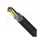 Kabel do falowników ziemny SERVO-EMV-UV 2XSLCYK-J 4x1,5mm2 czarny 0,6/1kV ekranowany zewnętrzny EMC linka Helukabel