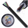 Kabel energetyczny TECHNOPOWER N2XH-J 5x1,5mm2 czarny 0,6/1kV zewnętrzny bezhalogenowy B2ca drut Technokabel