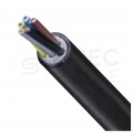 Kabel energetyczny TECHNOPOWER N2XH-J 5x1,5mm2 czarny 0,6/1kV zewnętrzny bezhalogenowy B2ca drut Technokabel