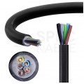 Kabel energetyczny TECHNOPOWER N2XH-J 5x10mm2 czarny 0,6/1kV zewnętrzny bezhalogenowy B2ca drut Technokabel