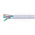 Kabel FTP kat.5e F/UTP 4x2x0,48 linka jasnoszary FRPVC Alantec