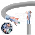 Kabel FTP kat.6 F/UTP 4x2x0,56 Dca szary LSOH NEKU