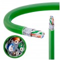 Kabel FTP kat.6 F/UTP 4x2x0,57 CPR Dca zielony LSOH Corning 3M