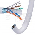 Kabel FTP kat.6 F/UTP 4x2x0,57 Dca jasnoszary LSOH Alantec