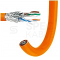 Kabel FTP kat.7 S/FTP 4x2x0,57 pomarańczowy LSOH SecurityNet