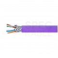 Kabel FTP kat.7A S/FTP 4x2x0,57 fioletowy LSOH Molex