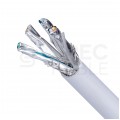 Kabel FTP kat.7A S/FTP 4x2x0,58 B2ca jasnoszary LSOH Alantec