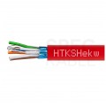 Kabel przeciwpożarowy parowany HTKSHekw 4x2x0,8mm2 FE180 PH90 E90 czerwony 225V ekranowany bezhalogenowy Cca drut Bitner