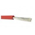 Kabel silikonowy SIF 180°C 300/500V 1,5 ciepłoodporny LSOH czerwony linka TKD