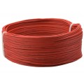Kabel silikonowy SIF 180°C 300/500V 2,5 ciepłoodporny LSOH czerwony linka TKD
