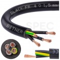 Kabel sterowniczy ziemny BiT 500 Black FR 4x1,5mm2 czarny 300/500V zasilający numerowany zewnętrzny linka Bitner