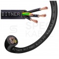 Kabel sterowniczy ziemny BiT 500 Black FR 4x1,5mm2 czarny 300/500V zasilający numerowany zewnętrzny linka Bitner