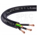 Kabel sterowniczy ziemny BiT 500 Black FR 4x1,5mm2 czarny 300/500V zasilający numerowany zewnętrzny linka Bitner