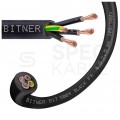 Kabel sterowniczy ziemny BiT 500 Black FR 4x2,5mm2 czarny 300/500V zasilający numerowany zewnętrzny linka Bitner