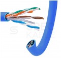 Kabel UTP kat.5e U/UTP 4x2x0,48 linka niebieska FRPVC Alantec