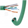 Kabel UTP kat.5e U/UTP 4x2x0,48 linka zielona FRPVC Alantec