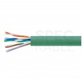 Kabel UTP kat.5e U/UTP 4x2x0,48 linka zielona FRPVC Alantec