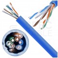 Kabel UTP kat.5e U/UTP 4x2x0,5 Eca niebieski FRPVC Alantec